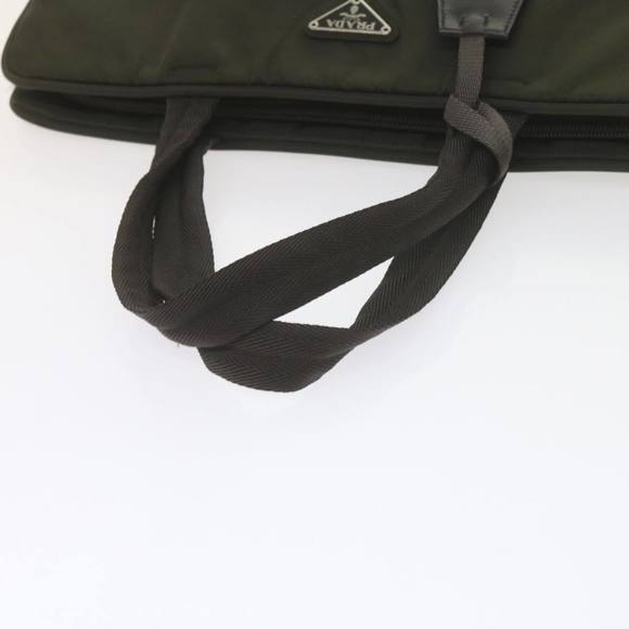 PRADA Tote Bag Nylon Khaki Auth 60769 - Picture 7 of 16